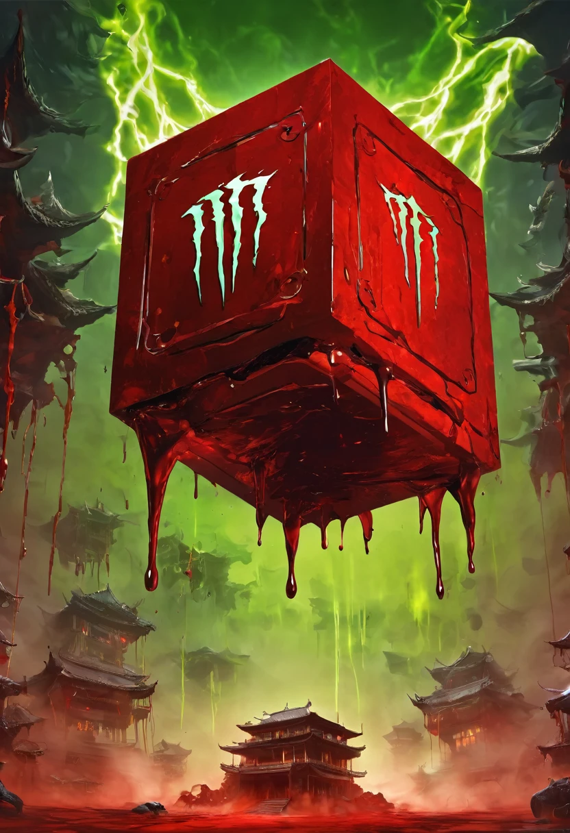 style, (Blood_Red:1.5), cube Blood,fear,Frightening. Monster Energy AI (masterpiece:1.3) (best quality:1.2) (high quality:1.1)