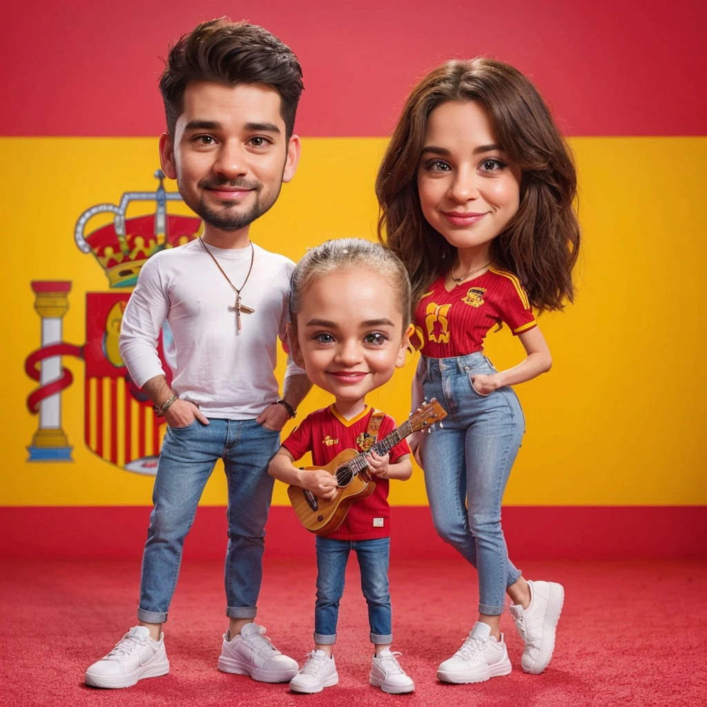 make this caricature, a very real caricature.