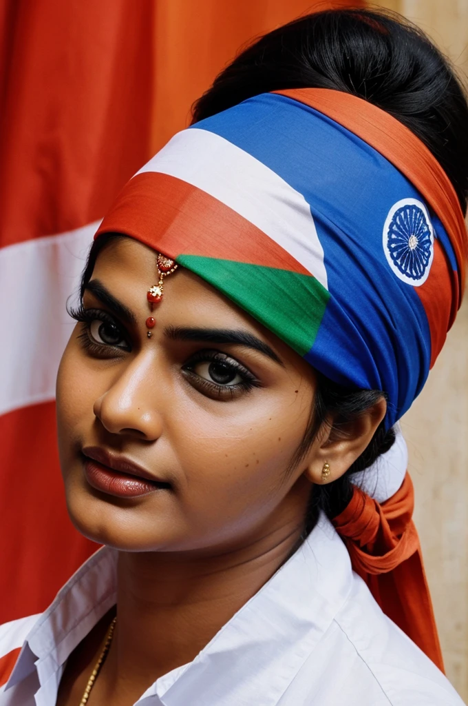 Background: Use the Indian flag colors subtly in the background to create a patriotic feel.