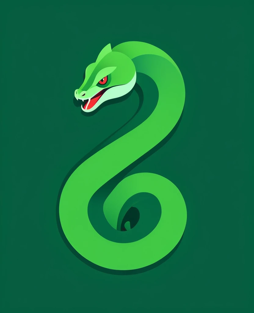 Extremely realistic and well-made hand-drawn jade dragon