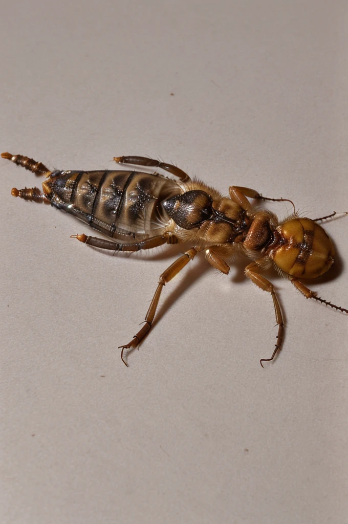 sleepless night, sleeping, lying down, realistic photo of a flea, very cute sleeping, simple background, masterpiece, best quality