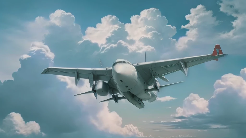 there is a plane flying through the Sky with clouds, hyper Realistic Clouds, Realistic Clouds, aesthetic Sky with clouds, Dreamy Clouds, Beautiful cloudy atmosphere, Calm clouds, Sky with swirling clouds, Anime Cloud, Volume Cloud, Soft Clouds, Detailed Clouds, Sky with clouds, Fluffy white clouds, Cloudy sky in dream heaven, Clouds of heaven