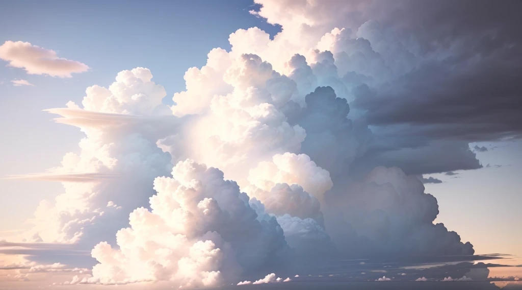 there is a plane flying through the Sky with clouds, hyper Realistic Clouds, Realistic Clouds, aesthetic Sky with clouds, Dreamy Clouds, Beautiful cloudy atmosphere, Calm clouds, Sky with swirling clouds, Anime Cloud, Volume Cloud, Soft Clouds, Detailed Clouds, Sky with clouds, Fluffy white clouds, Cloudy sky in dream heaven, Clouds of heaven