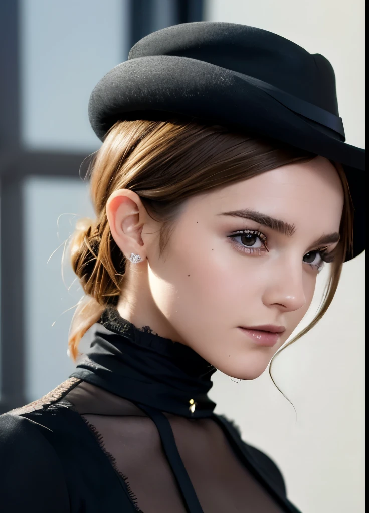 Close-up of a woman in a black dress and gloves, Gloves and jewelry. motion, Black gloves, Emma Watson(Catwoman), chaumet, chaumet style, Hand Jewelry Model Photos, ブラックキャナリー役のEmma Watson, Emma Watson(『Victorian Secrets』), Jessica Alba Women, ドリアダ役のEmma Watson, Emma Watson(cosmopolitan), Emma Watsonがグッチのモデルに