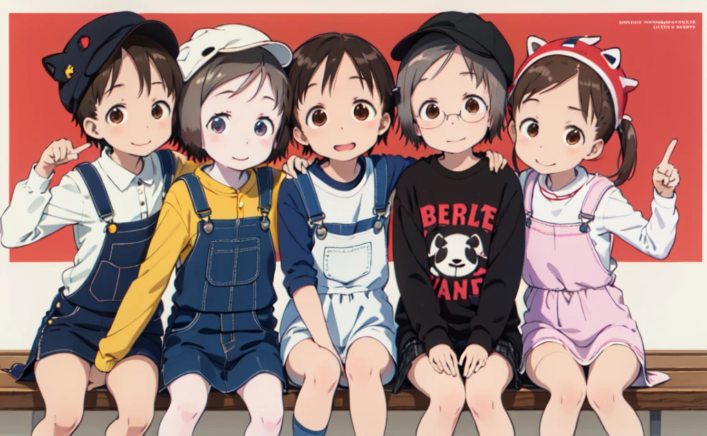 masterpiece,high quality,
4 people,
Ad Base,4 people,
(Imatsuri:1.2),hat,fake animal ears,Long sleeve,dress,Contorting the mouth,PAW Pose,
ADDCOL,4 people,
(Imiu:1.2),Jacket,skirt,Expressionless,Tilt your head,
ADDCOL,4 people,
(Belief:1.2),white dress,Short sleeve,Put your arms behind your back,light smile,Sit Open your legs ADDCOL,4 people,
(Imuchika:1.2),smile,Overalls,Short sleeve,Double V,