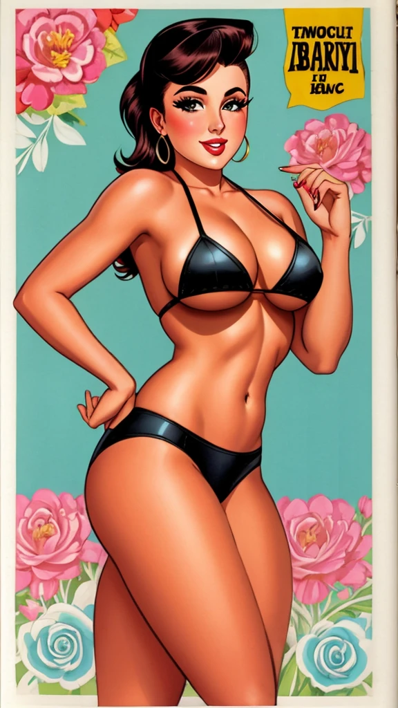 butch girl, pinup, centerfold
