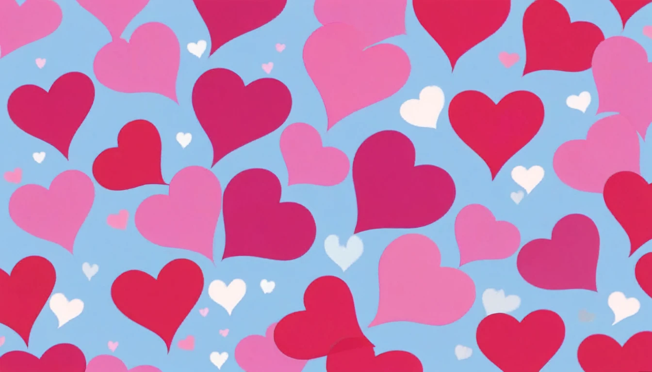 A few heart shapes
