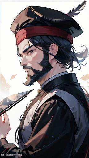 A man holding a Chinese smoking pipe, smoking a zhizi pipe, smoking a zhizi pipe, smoking a zhizi pipe, wearing red color traditional Chinese clothes, chinese background, chinese background, chinese background, chinese background, detailed portrait, hyper-realistic, cinematic lighting, warm color tone, 8k, masterpiece