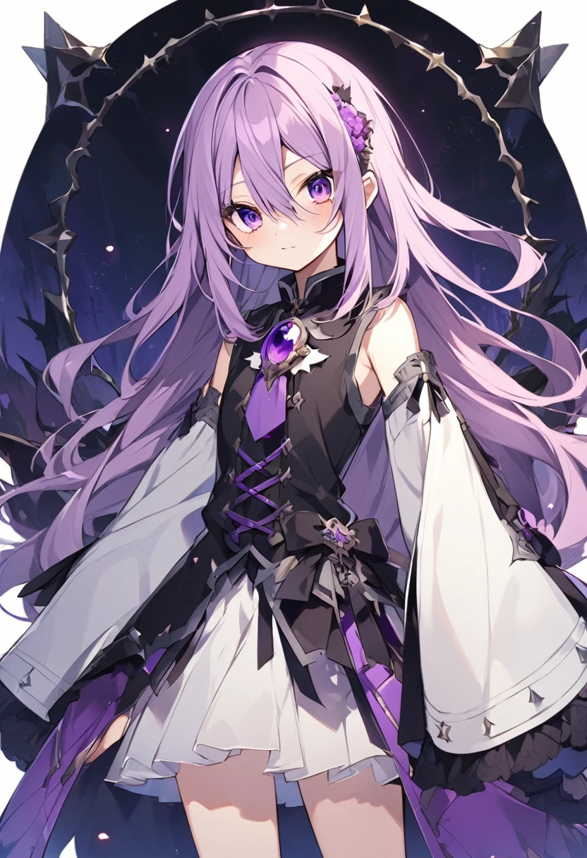 Keito。Purple Eyes。Clothes from Another World