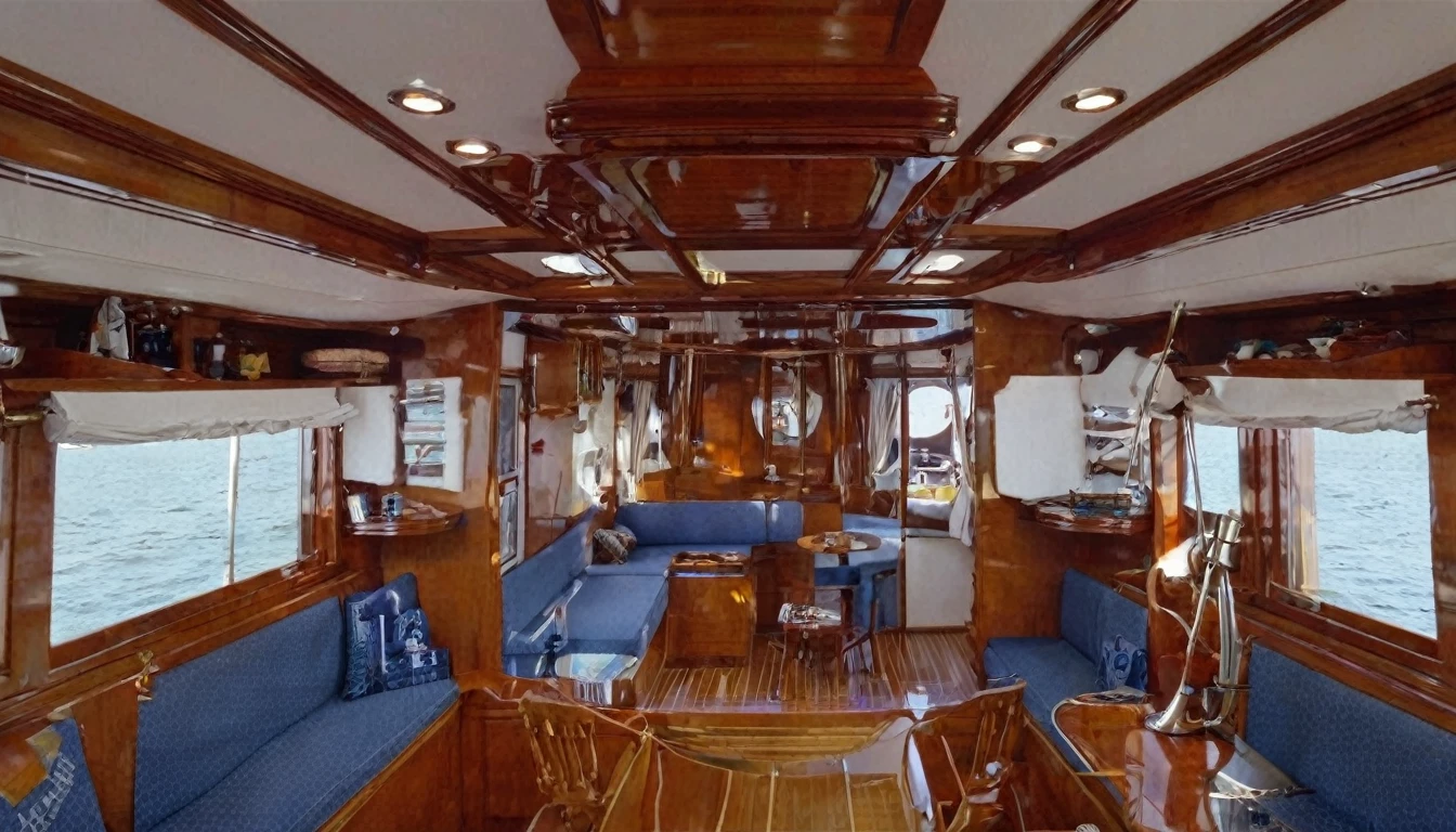 interior of a sailor&#39;s house
