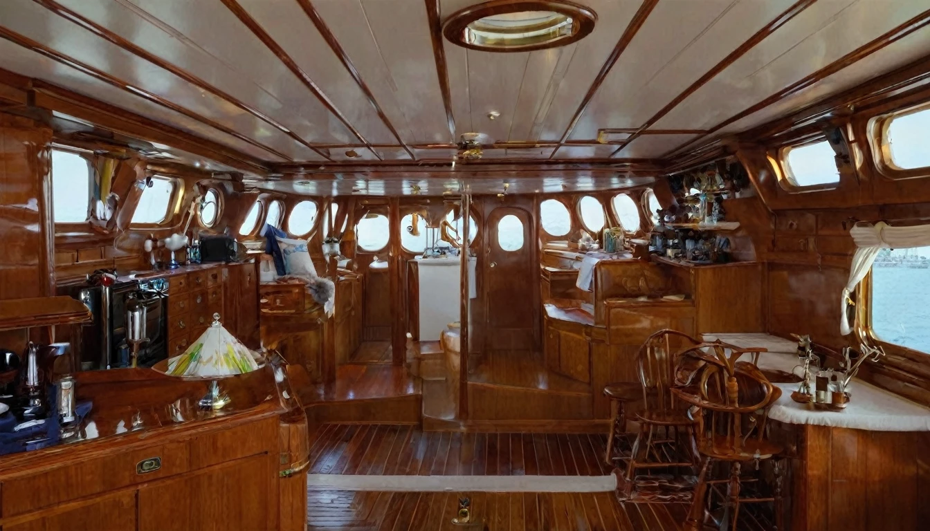 interior of a sailor&#39;s house