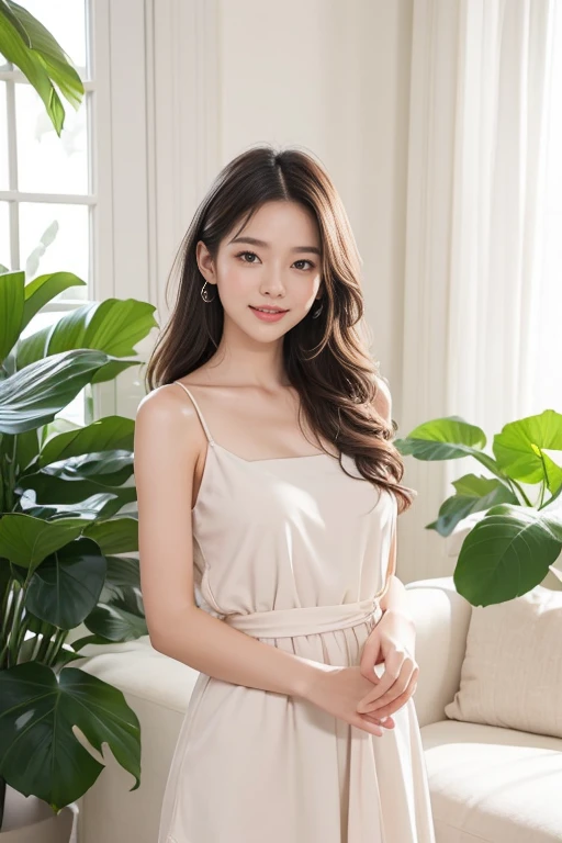 highest quality、4K、Perfect Face、Perfect Style、perfect body、Sunburn、beautiful lady、mature、long curly layer hair、Swept-back hair、full body, sexy 、charming、healthy、Big laugh、with puppy
BREAK Pastel color, soft shadows, flat composition, focus on the center circle, color palette of warm pink, sage green, light gray, cream, design paper art, abstract, visual softness, cleanliness, simplicity yet sophisticated, balanced and harmonious colors, suitable for modern interior design, exuding a gentle and inviting atmosphere, complementing neutral interior colors, adding a subtle touch of elegance and tranquility to the room, perfect as a decorative element for living rooms, bedrooms