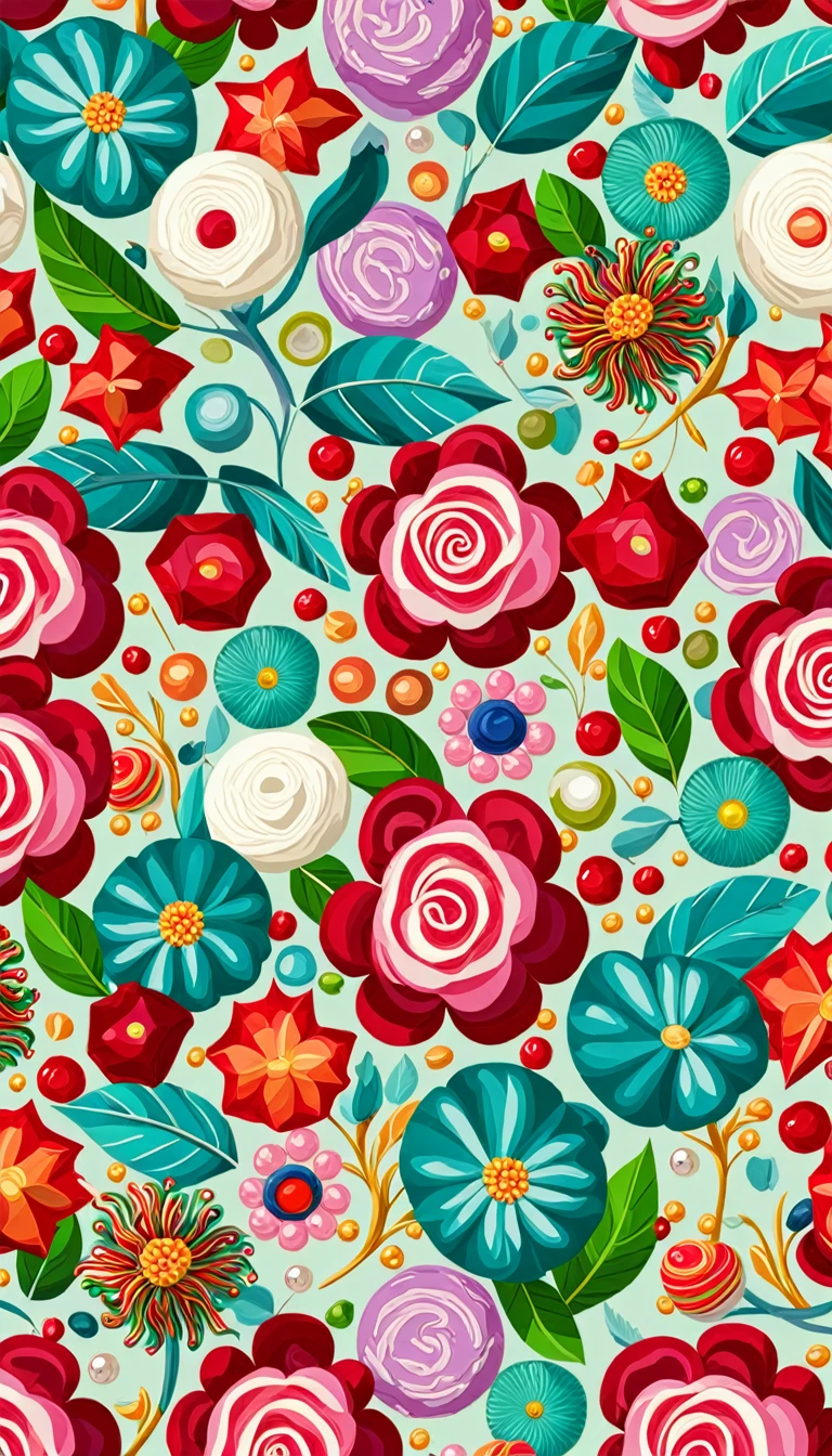 Seas of ((Colorful FEATHER)) (ALOT OF CANDY) In the ((GREEN BACKGROUND)) — ocean breeze, sun-bleached driftwood, and a touch of salty sea air. ((GOLDEN stars)) colorful BERRIES, ((WHITE PEARLS)) jewels, ((COLORFUL butterfly)), ((GREEN LEAFY FLORA)), (strawberry), BLUE rose, cherry || (embroidery) seamless pattern, fruit, butterfly, diamond, pearls, Best quality, masterpiece, ultra high res, (photo realistic:1.4), surrealism, dream-like, ((abstract art)), vector arts, ((ROSE JEWEL)) a close up of a CANDY pattern, CANDY wallpaper, ornate CANDY, CANDY pattern, CANDY explosion, CANDY! intricate, CANDY JEWELs colorful, chinoiserie pattern, VECTOR wallpaper, CANDY renewal, with colorful JEWELs and plants, CANDY dream, garden JEWELs pattern, CANDY patterned skin, CANDY design, CANDY motives, boho CANDY vines, (8k, RAW photo, best quality, masterpiece:1.2, Sharp image, vector)
