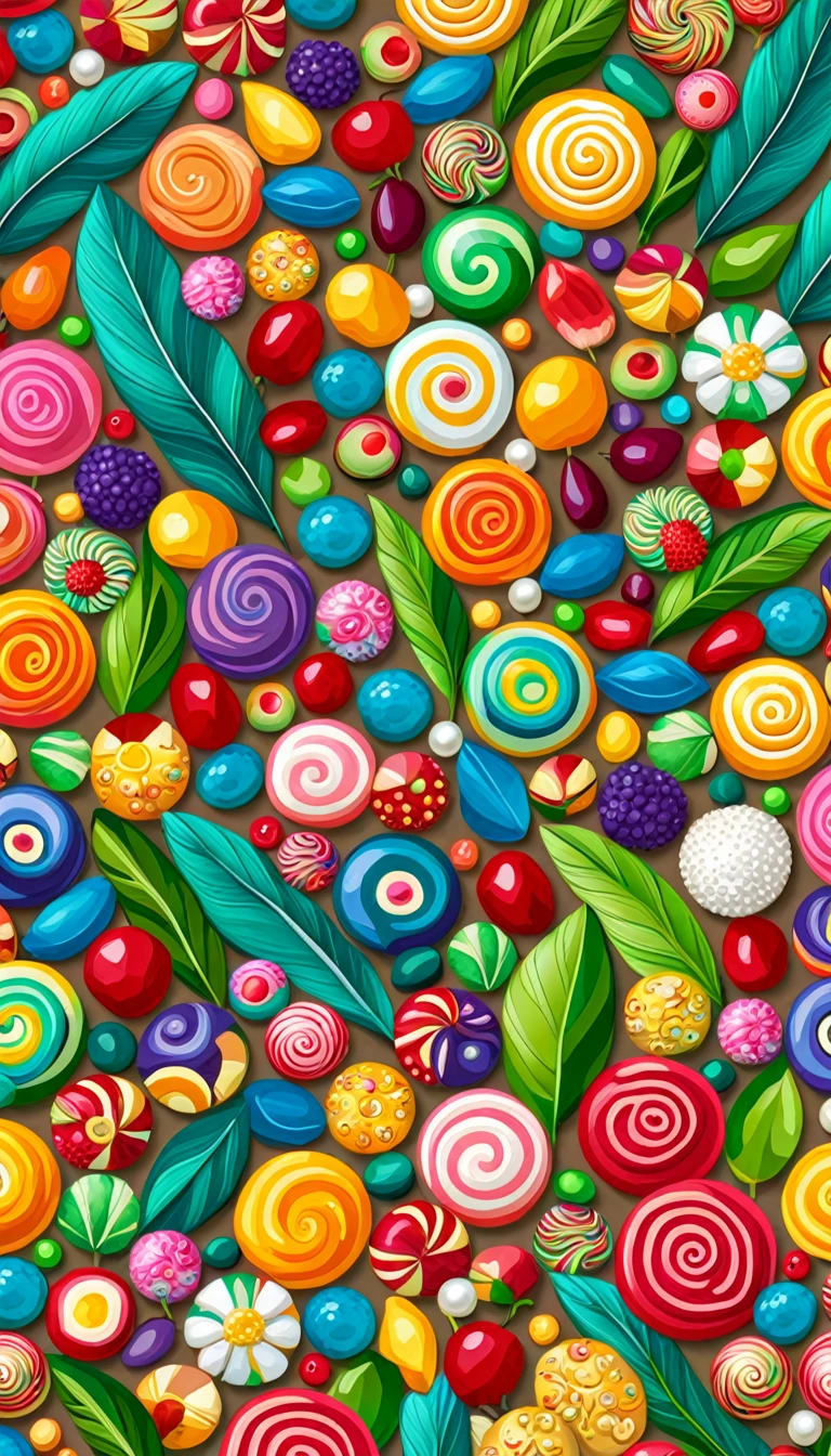 Seas of ((Colorful FEATHER)) (ALOT OF CANDY) In the ((GREEN BACKGROUND)) — ocean breeze, sun-bleached driftwood, and a touch of salty sea air. ((GOLDEN stars)) colorful BERRIES, ((WHITE PEARLS)) jewels, ((COLORFUL butterfly)), ((GREEN LEAFY FLORA)), (strawberry), BLUE rose, cherry || (embroidery) seamless pattern, fruit, butterfly, diamond, pearls, Best quality, masterpiece, ultra high res, (photo realistic:1.4), surrealism, dream-like, ((abstract art)), vector arts, ((ROSE JEWEL)) a close up of a CANDY pattern, CANDY wallpaper, ornate CANDY, CANDY pattern, CANDY explosion, CANDY! intricate, CANDY JEWELs colorful, chinoiserie pattern, VECTOR wallpaper, CANDY renewal, with colorful JEWELs and plants, CANDY dream, garden JEWELs pattern, CANDY patterned skin, CANDY design, CANDY motives, boho CANDY vines, (8k, RAW photo, best quality, masterpiece:1.2, Sharp image, vector)