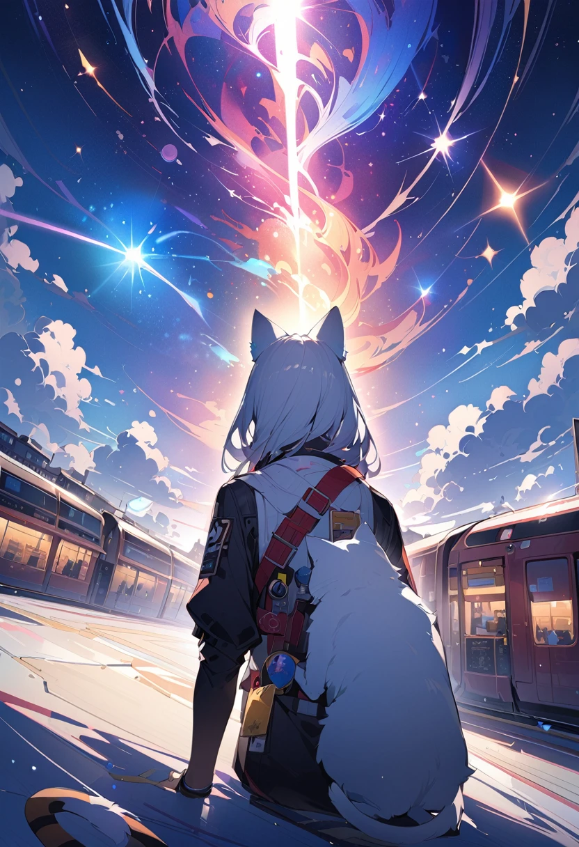 、Cat、universe、Traveling,masterpiece