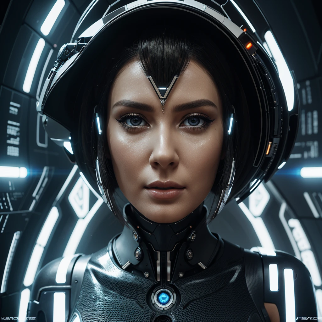 woman in headdress, full length, seductive, very detailed visual portrait, futuristic робототехник, nice, extremely detailed shot of the goddess, beautiful cyborg girl, Jason Angle, keyframe, anthropomorphic _ Humanoid, futuristic, realistic and high quality. With a good and seductive figure and look