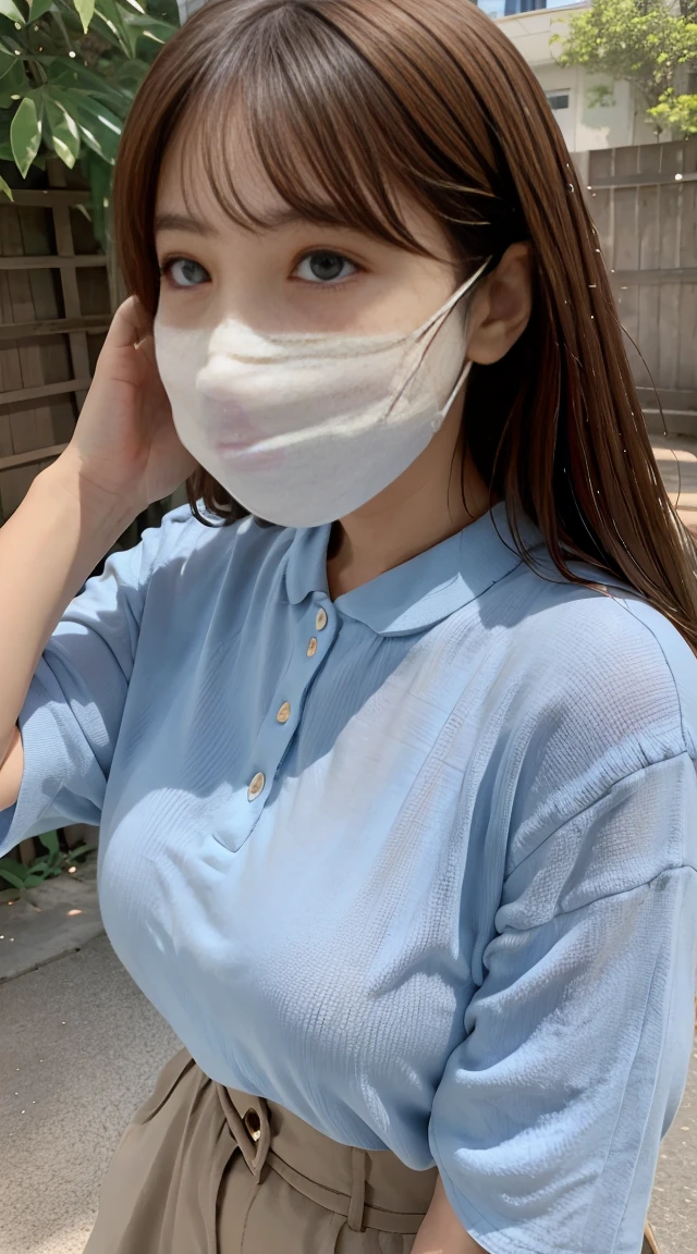 short、mask、Confused eyes、valley、heart