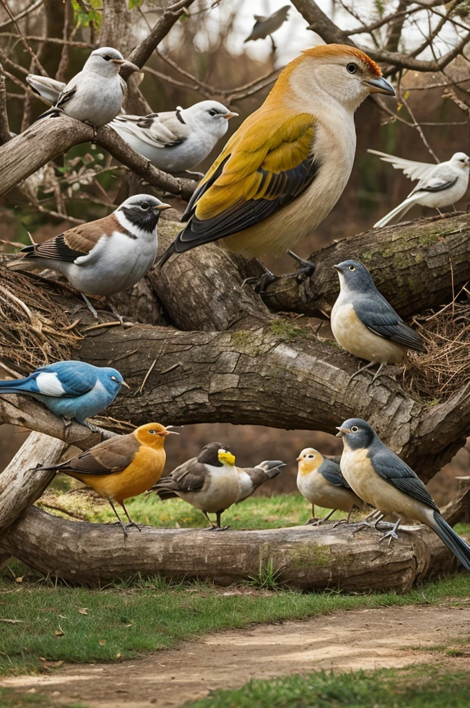Create A Combo Image Of All Animals And Birds