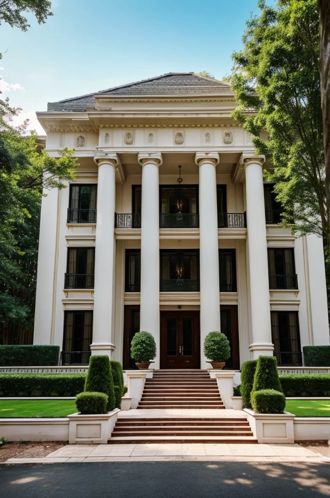 A luxury mansion