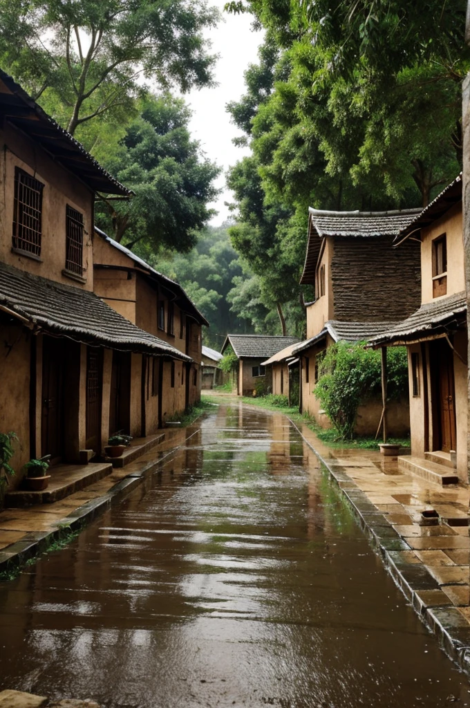 Village rainfall
