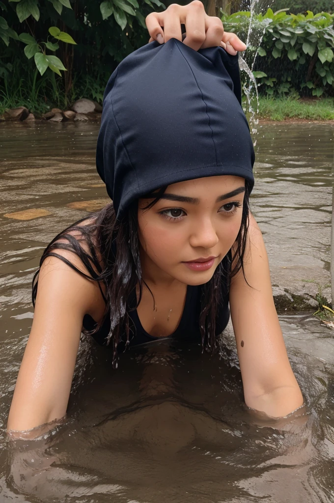 Wet with pee