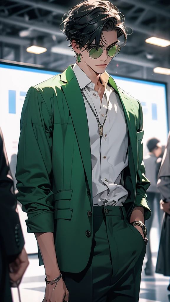 Green clothes male