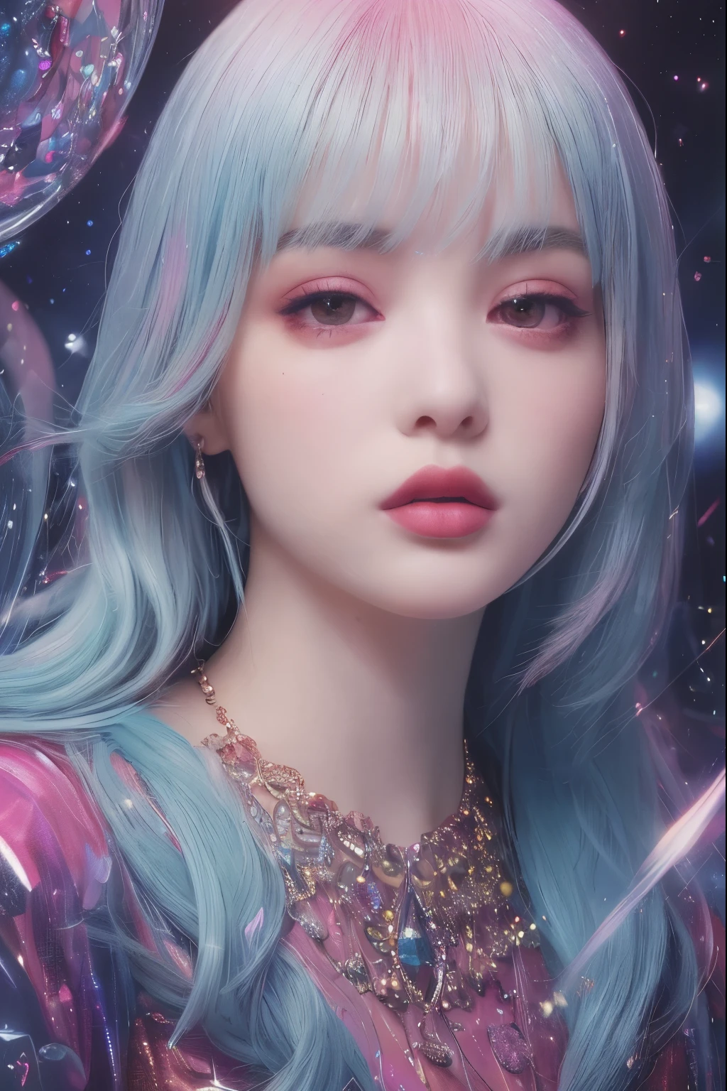 (Detailed lips), (Realistically:1.37), (Vibrant colors), (Studio Lighting), (Sharpen your focus), (High Dynamic Range), (Bokeh), (in contrast), (Kilo:1.2), (elegant), (Elegance), (like々Shii), (Luxury Accessories), (Sparkle Eyes), (Shine), (Calm), (Shine), (dream-like), (dynamic), (素晴らShiiもの), (Sensitive), (Dramatic), (Complex), (eternal), (Beautifully dressed), (Mysterious), (Mysterious), (Mysterious), (Perfect perfection), (interesting), (Individuality), (masterpiece), (High resolution), (The best quality at its best, 4K, 8K), alone, 18 year old girl