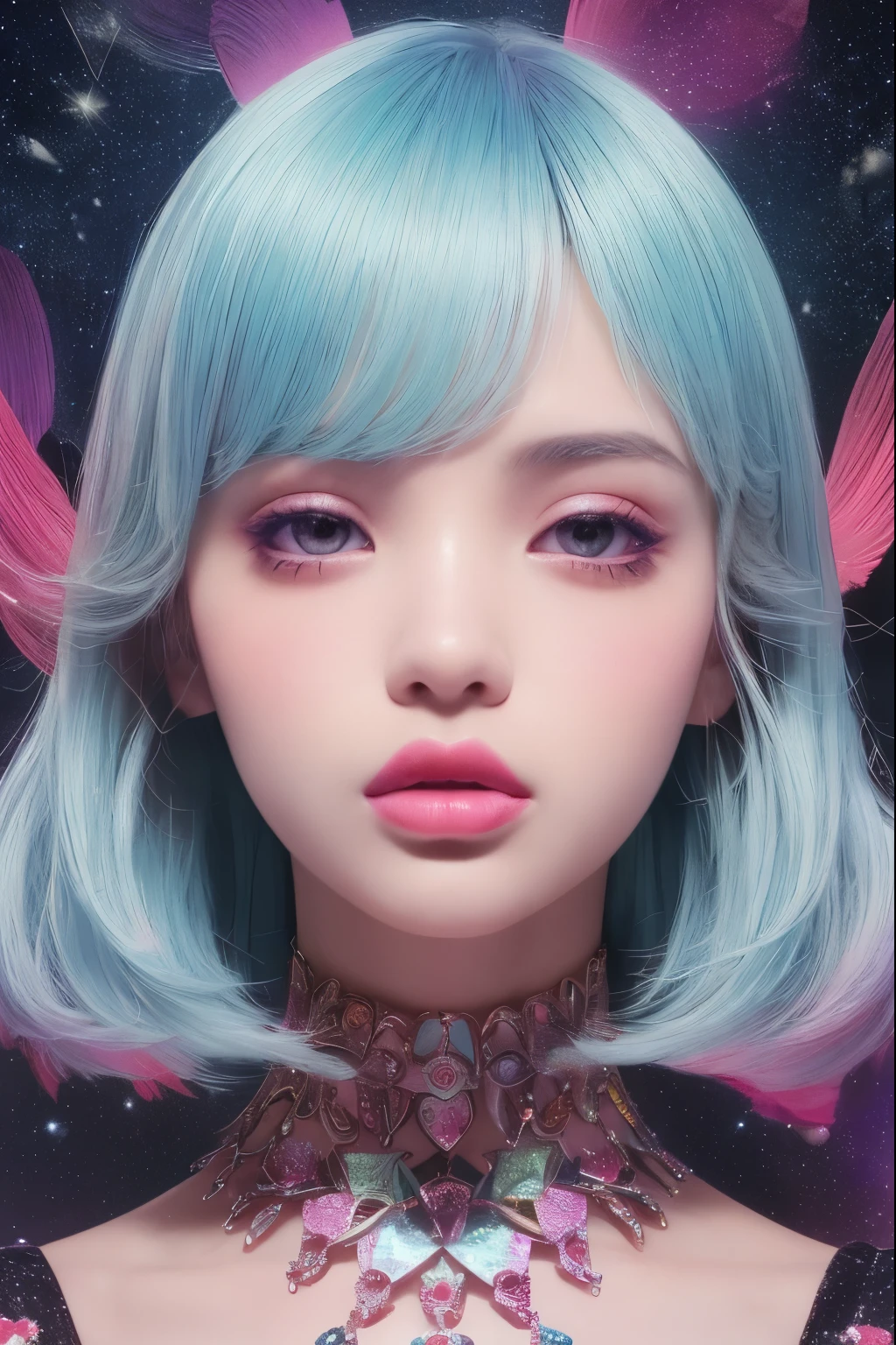 (Detailed lips), (Realistically:1.37), (Vibrant colors), (Studio Lighting), (Sharpen your focus), (High Dynamic Range), (Bokeh), (in contrast), (Kilo:1.2), (elegant), (Elegance), (like々Shii), (Luxury Accessories), (Sparkle Eyes), (Shine), (Calm), (Shine), (dream-like), (dynamic), (素晴らShiiもの), (Sensitive), (Dramatic), (Complex), (eternal), (Beautifully dressed), (Mysterious), (Mysterious), (Mysterious), (Perfect perfection), (interesting), (Individuality), (masterpiece), (High resolution), (The best quality at its best, 4K, 8K), alone, 18 year old girl