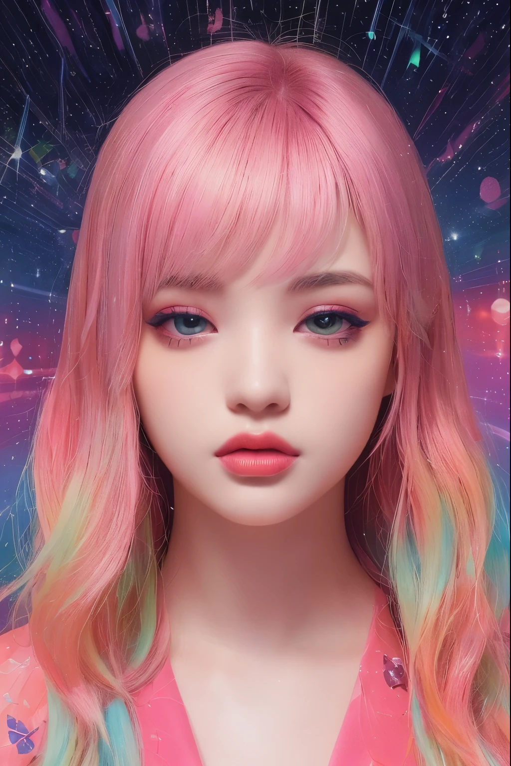 (Detailed lips), (Realistically:1.37), (Vibrant colors), (Studio Lighting), (Sharpen your focus), (High Dynamic Range), (Bokeh), (in contrast), (Kilo:1.2), (elegant), (Elegance), (like々Shii), (Luxury Accessories), (Sparkle Eyes), (Shine), (Calm), (Shine), (dream-like), (dynamic), (素晴らShiiもの), (Sensitive), (Dramatic), (Complex), (eternal), (Beautifully dressed), (Mysterious), (Mysterious), (Mysterious), (Perfect perfection), (interesting), (Individuality), (masterpiece), (High resolution), (The best quality at its best, 4K, 8K), alone, 18 year old girl