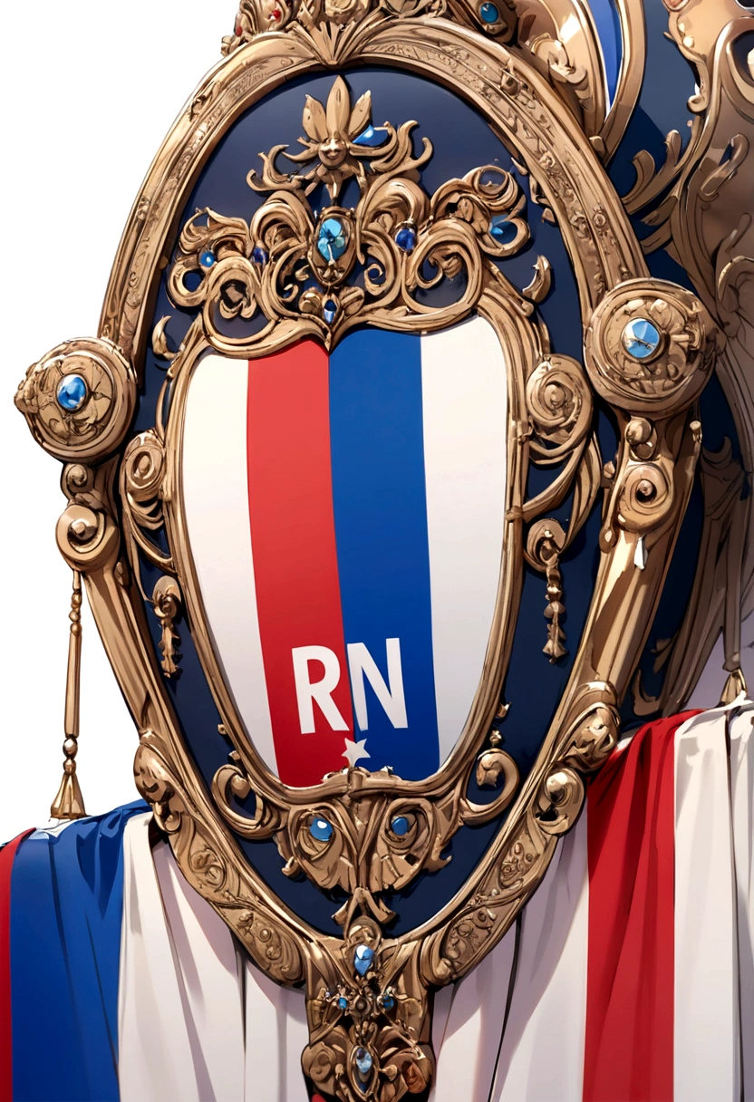 French flag with the inscription RN