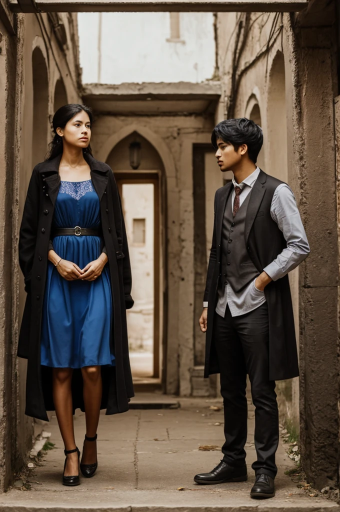 Two people in different worlds but a loose fate