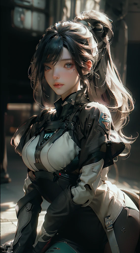 ((Best quality)), ((masterpiece)), (detailed:1.4), 3D, an image of a beautiful cyberpunk female,HDR (High Dynamic Range),Ray Tracing,NVIDIA RTX,Super-Resolution,Unreal 5,Subsurface scattering,PBR Texturing,Post-processing,Anisotropic Filtering,Depth-of-field,Maximum clarity and sharpness,Multi-layered textures,Albedo and Specular maps,Surface shading,Accurate simulation of light-material interaction,Perfect proportions,Octane Render,Two-tone lighting,Wide aperture,Low ISO,White balance,Rule of thirds,8K RAW,