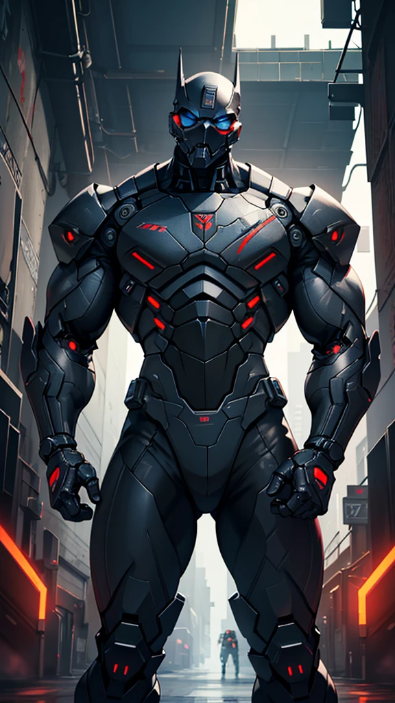 cybernetic battlesuit detailed muscles realistic masterpieces full figure pose (best quality,ultra-detailed), skullfaced, fit body, slim figure, narrow waist, large buttocks, wearing a full black carbon fiber cybernetic mobile battle suit, fighting pose