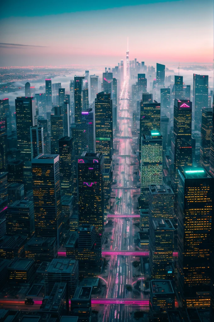 Cityscape-photography;
A futuristic city with a neon-washed, cyberpunk atmosphere, a futuristic highway built in a valley of futuristic high-rise buildings and futuristically designed drones in the sky;
Camera="Sony a1";
Lens="16-35mm F2.8";
Tags="architectural, cinematic, clear-reflection, dramatic-lighting, epic-composition, hyper-detailed, luminous-lines, mist, misty, synthwave, urban, wide-angle, 8k"
--no people --ar 16:9 --seed 2023060820230608