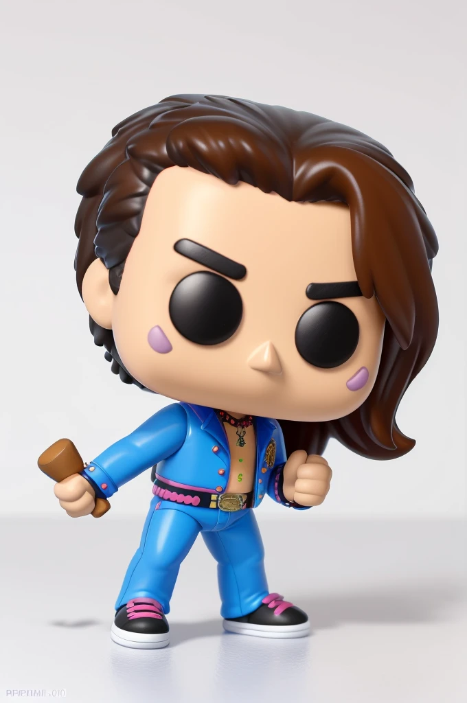 make a 3D model of A Pop Rock vinyl figure of {{{Freddie Mercury}}} style Funko Pop box, photographed on a white background, Super High ultra resolution, hyper photorealistic, 255K, super hyper, Sony A7S Ill, f/ 9.0, 1/400. sharp-focus, megapixel.