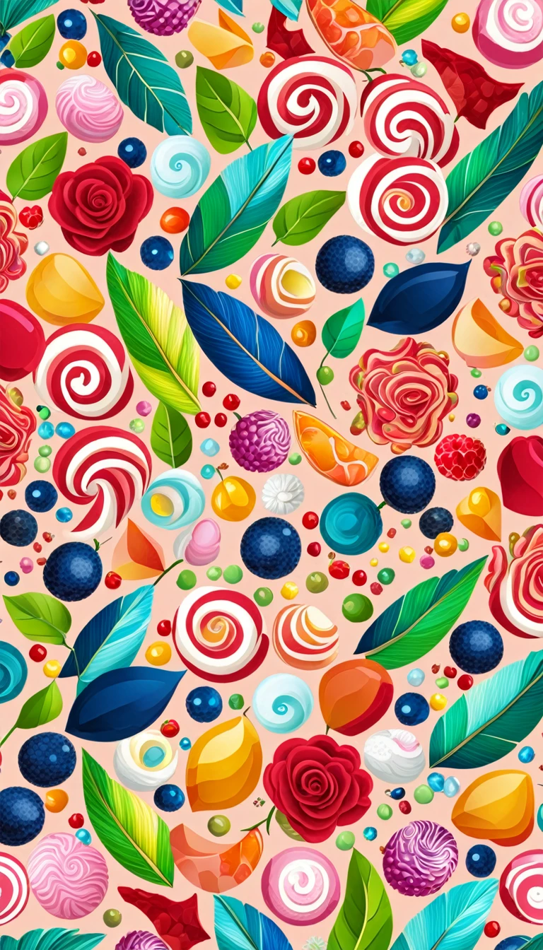 Seas of ((Colorful FEATHER)) (ALOT OF CANDY) In the ((((MARINE BACKGROUND)))) — ocean breeze, sun-bleached driftwood, and a touch of salty sea air. ((GOLDEN stars)) colorful BERRIES, ((WHITE SWEET)) jewels, ((COLORFUL butterfly)), ((GREEN LEAFY FLORA)), (strawberry), BLUE rose, cherry || (embroidery) seamless pattern, fruit, butterfly, diamond, pearls, Best quality, masterpiece, ultra high res, (photo realistic:1.4), surrealism, dream-like, ((abstract art)), vector arts, ((ROSE JEWEL)) a close up of a CANDY pattern, CANDY wallpaper, ornate CANDY, CANDY pattern, CANDY explosion, CANDY! intricate, CANDY JEWELs colorful, chinoiserie pattern, VECTOR wallpaper, CANDY renewal, with colorful JEWELs and plants, CANDY dream, garden JEWELs pattern, CANDY patterned skin, CANDY design, CANDY motives, boho CANDY vines, (8k, RAW photo, best quality, masterpiece:1.2, Sharp image, vector) In the ((((BLUE BACKGROUND))))