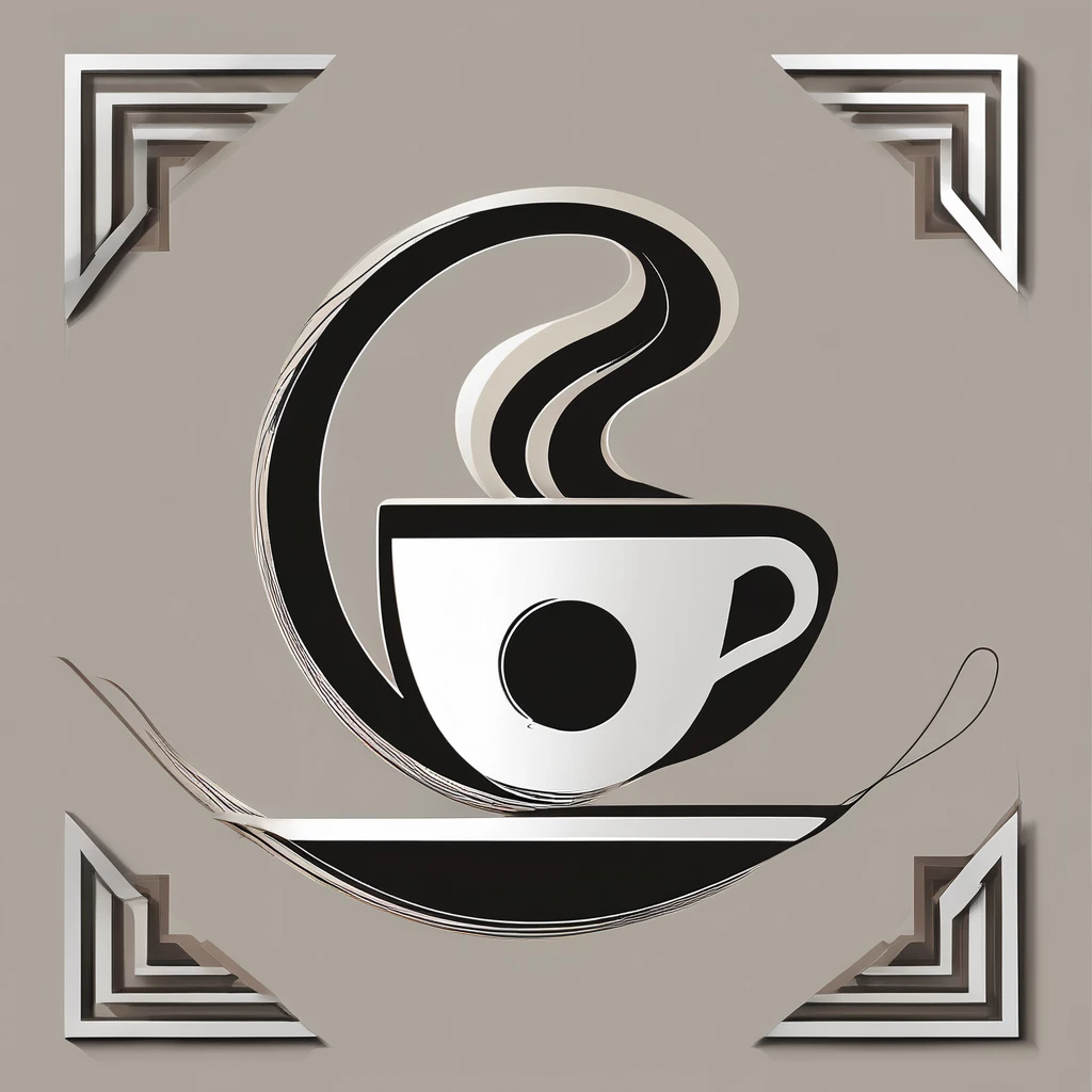  An ultra minimalist illustration of a [coffee] cleverly represented using the word 'coffee'. The letters of the word 'coffee' are arranged to form the shape of the [coffee], with no additional shapes. The design focuses on the letters creating the structure of the [coffee], with clean lines and a focus on essential elements only. The letters are in black on a white background, creating a clear and recognizable [coffee] shape with minimal detail,