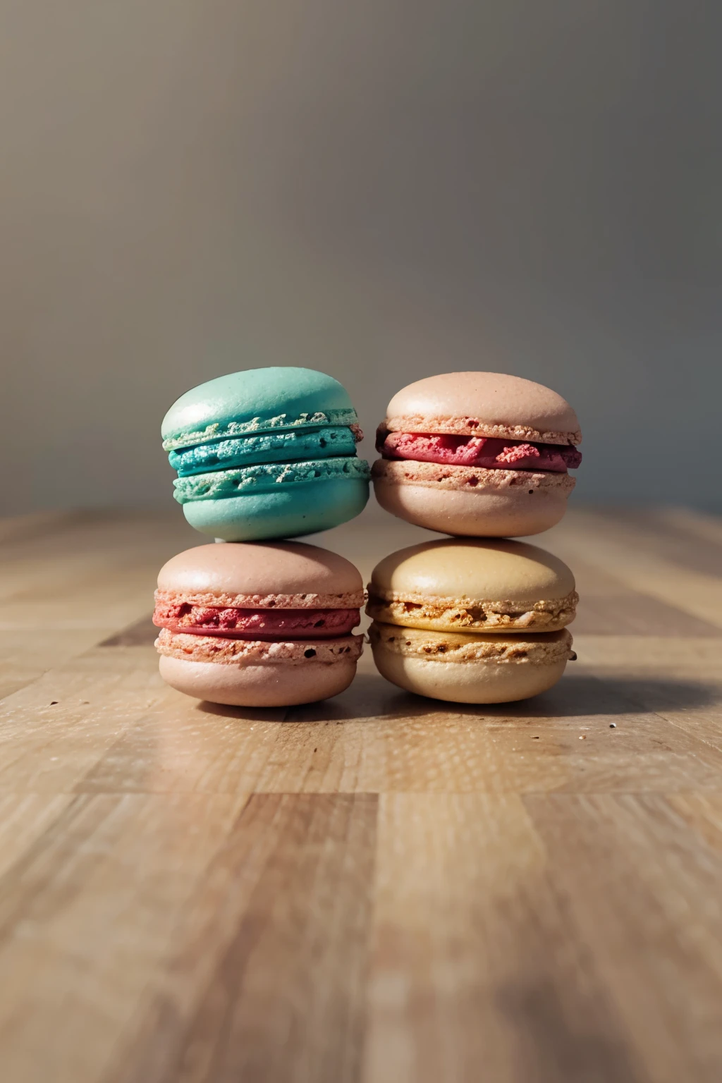 Many flavors macarons, Perfect,No peoples