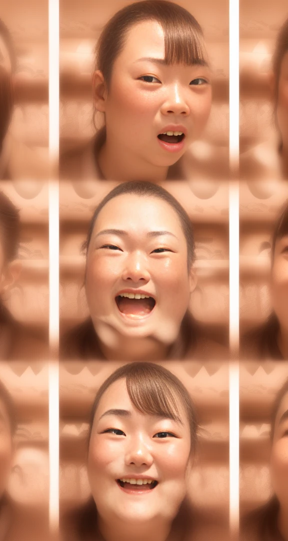 japanese girl making a face with multiple different expressions, facial expressions, detailed facial expressions, facial expression, full of expressions, detailed facial expression, expressions, micro expressions, realistic facial expression, corrected faces, neutral expressions, happy facial expression, different expression, crazy expression, face variations, happy expression, happy expressions, laughingstock, slightly happy facial expression