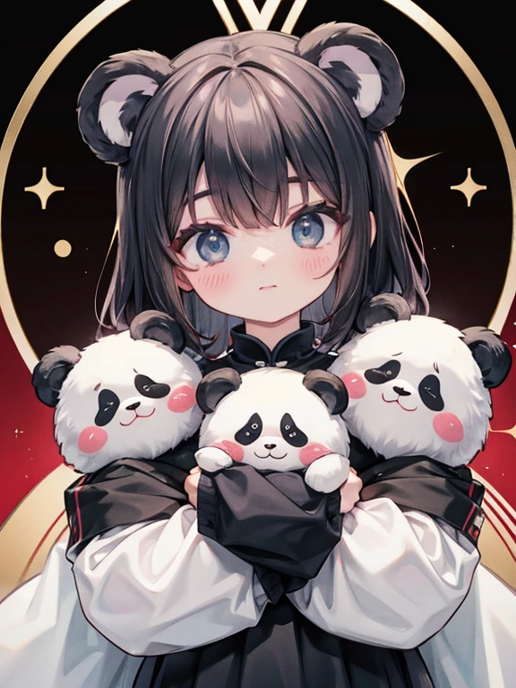 8k, panda ears:1.5