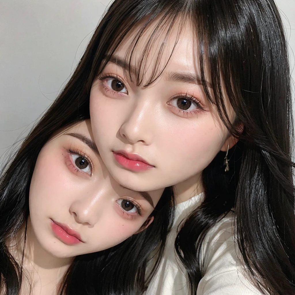 beautiful girl、double eyelid、Big、Black Hair、Long Hair、Fair skin、delicate