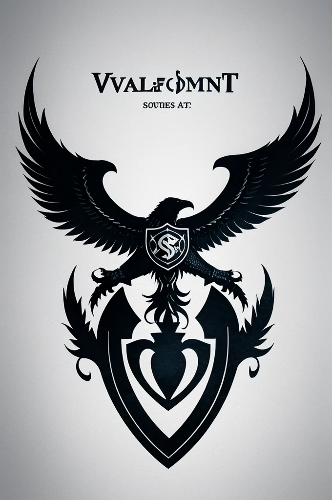 Valorant themed logo with "C" written in between