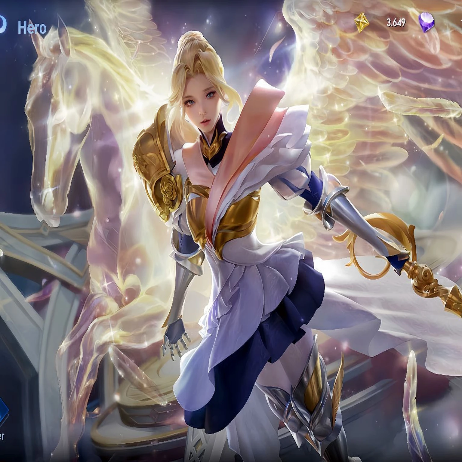 anime girl with long white hair and a star in her hair, white haired deity, anime girl with cosmic hair, star(sky) starry_sky, anime visual of a cute girl, splash art anime loli, white glowing aura, girl with white hair, ethereal anime, akasuki voidstar, celestial aura, nightcore, anime moe artstyle