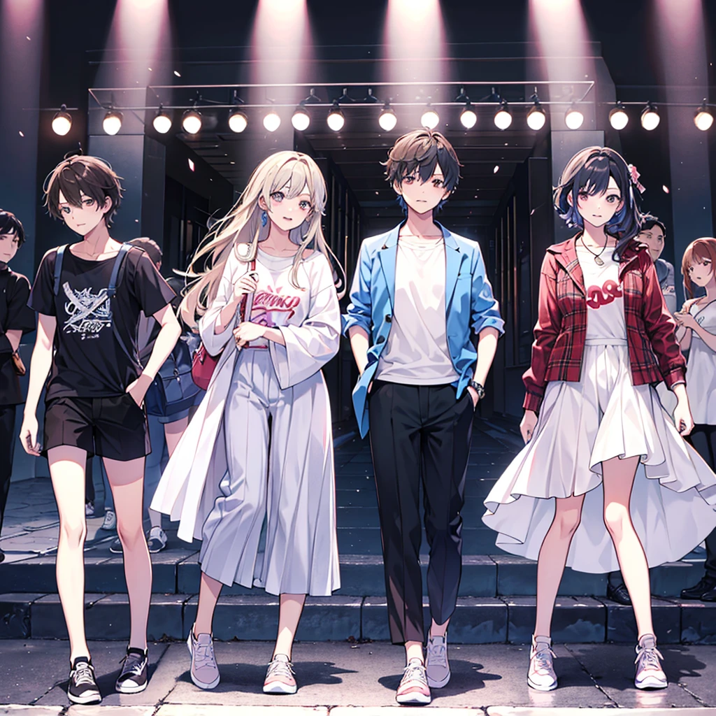 Stylish casual clothes、Male idols、7people