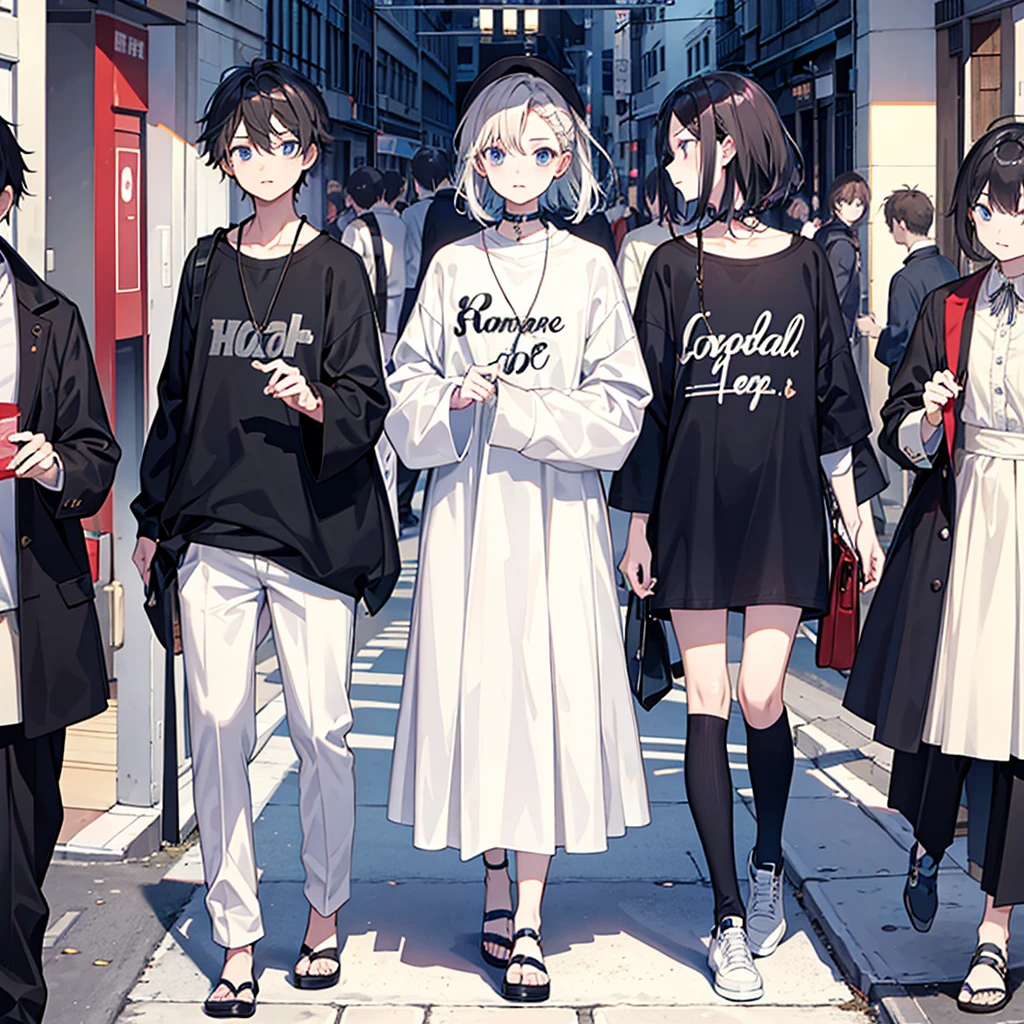 icon、boy7people、Fashionable clothes