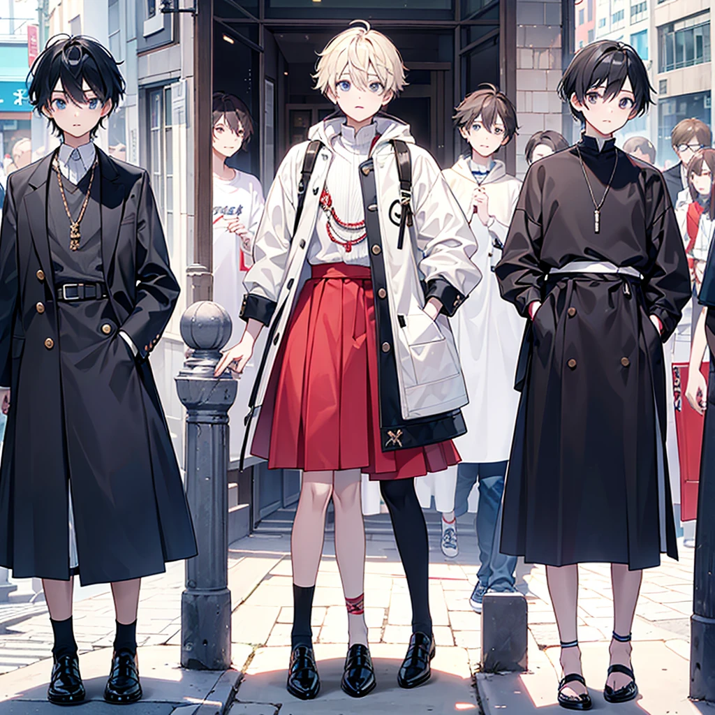 icon、boy7people、Fashionable clothes