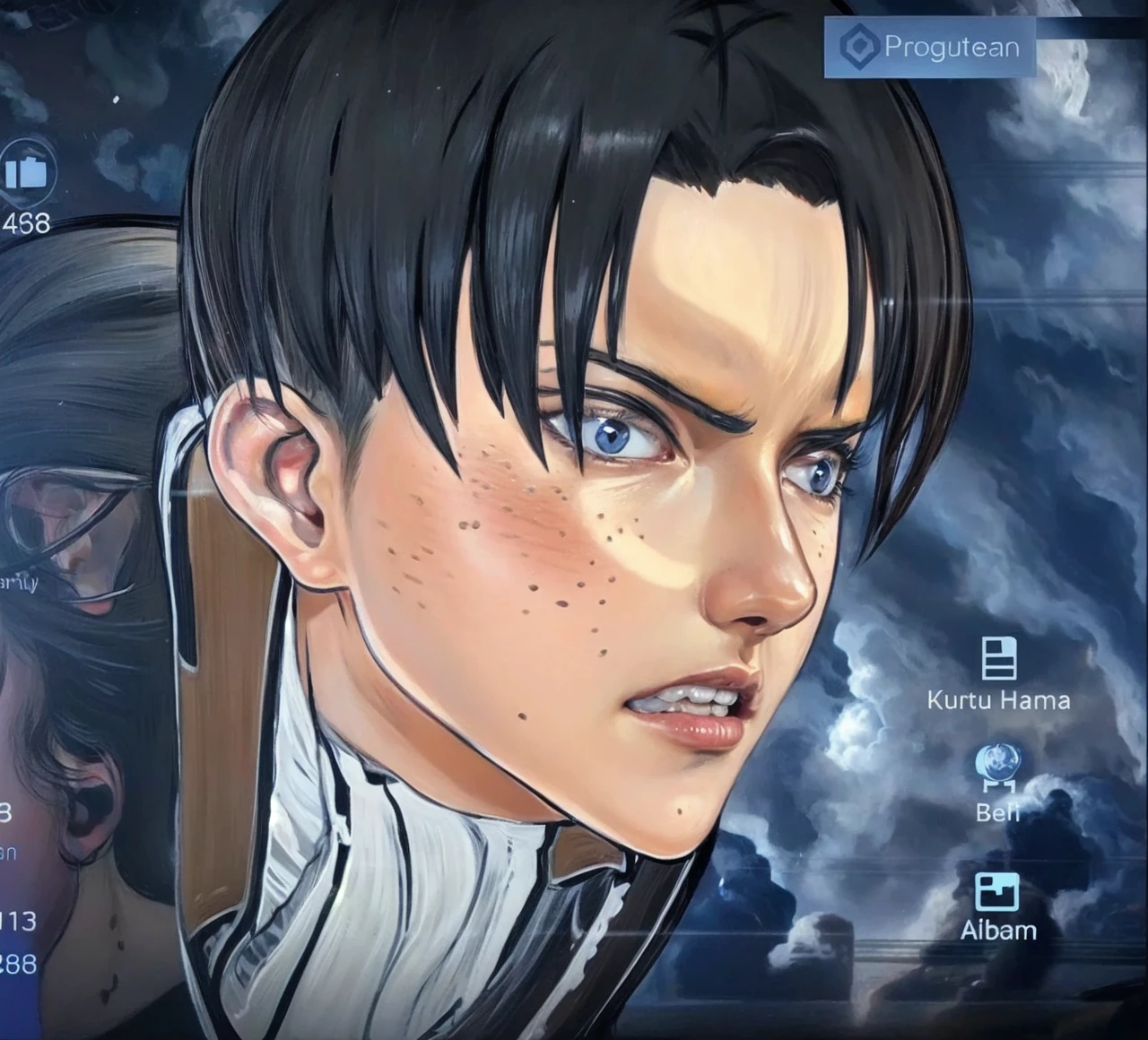 best quality, face focus, soft light, ultra high res, (photorealistic:1.4), RAW photo,
1japanese boy, solo, cute, (pupil, lights in the eyes),  detailed beautiful face, (small chest),(high resolution detail of human skin texture),
(long hair),
indoor,
Damask Shirt Dress,
(portrait)