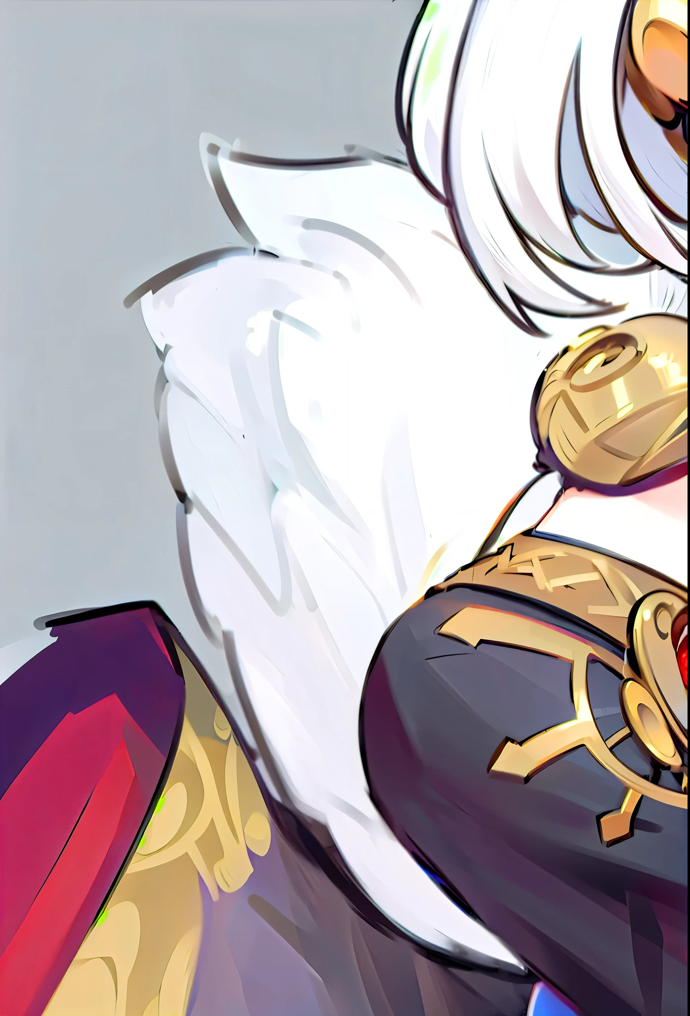 hair，shawl，white，hair发