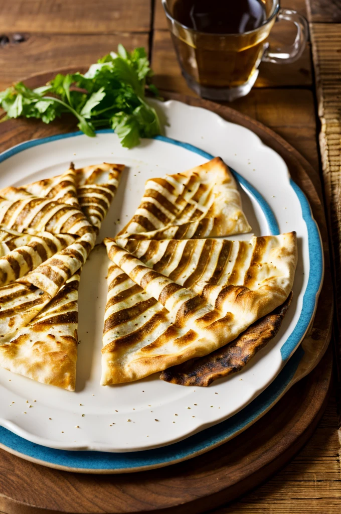 photo of Armenian lavash and Georgian khachapuri