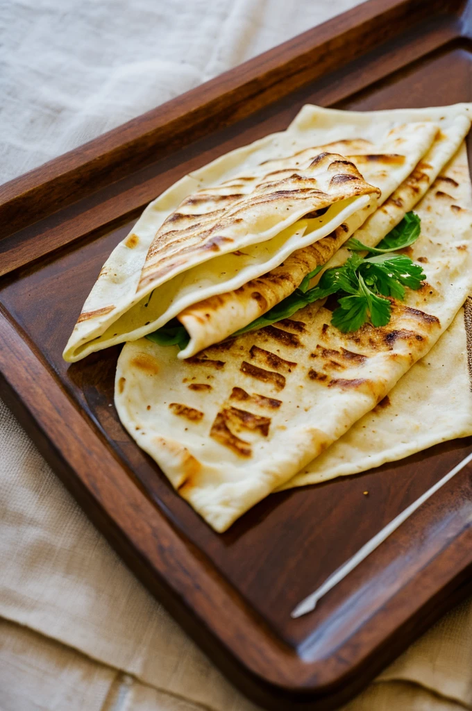 photo of Armenian lavash and Georgian khachapuri